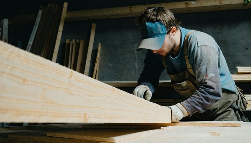 Handwerker bei der Arbeit